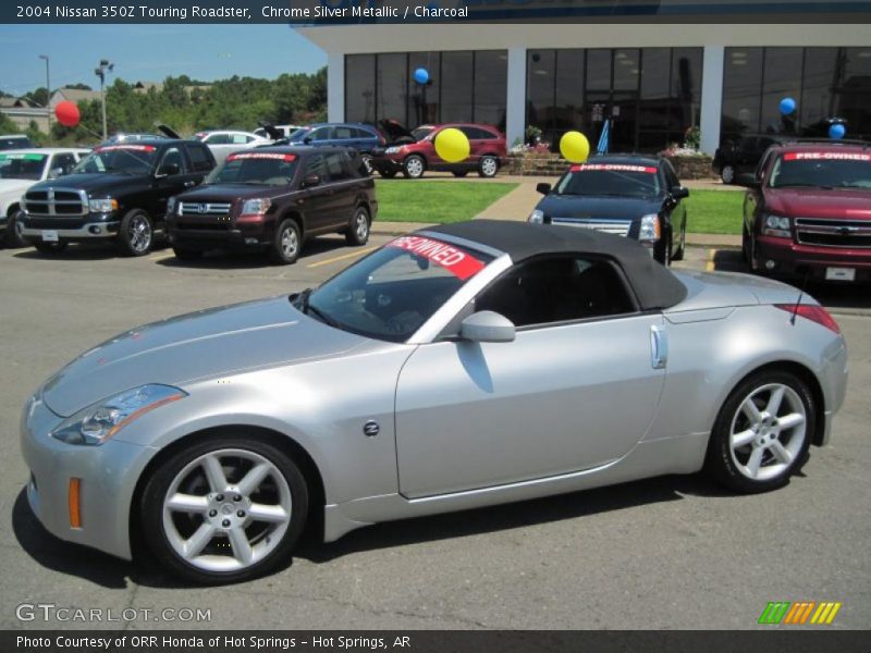 Chrome Silver Metallic / Charcoal 2004 Nissan 350Z Touring Roadster