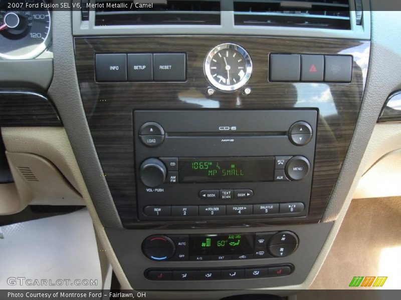 Merlot Metallic / Camel 2007 Ford Fusion SEL V6