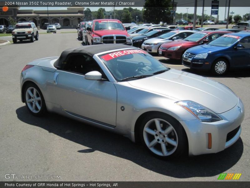Chrome Silver Metallic / Charcoal 2004 Nissan 350Z Touring Roadster