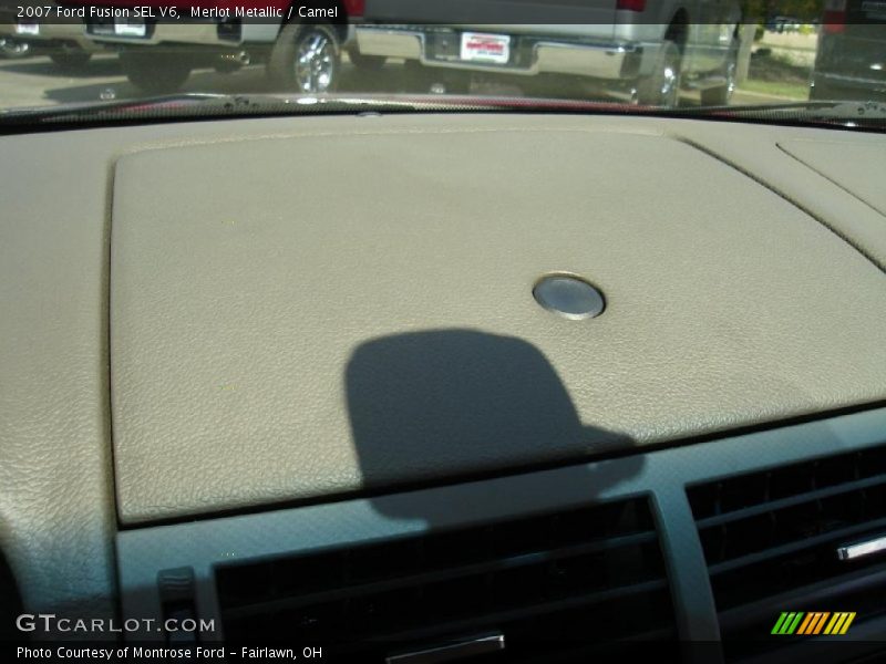 Merlot Metallic / Camel 2007 Ford Fusion SEL V6