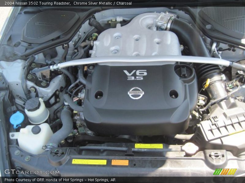 Chrome Silver Metallic / Charcoal 2004 Nissan 350Z Touring Roadster