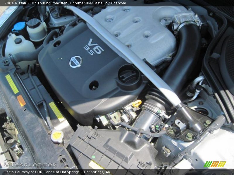 Chrome Silver Metallic / Charcoal 2004 Nissan 350Z Touring Roadster