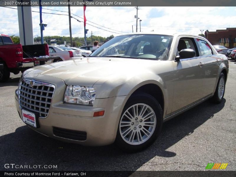 Linen Gold Metallic / Dark Slate Gray/Light Graystone 2007 Chrysler 300