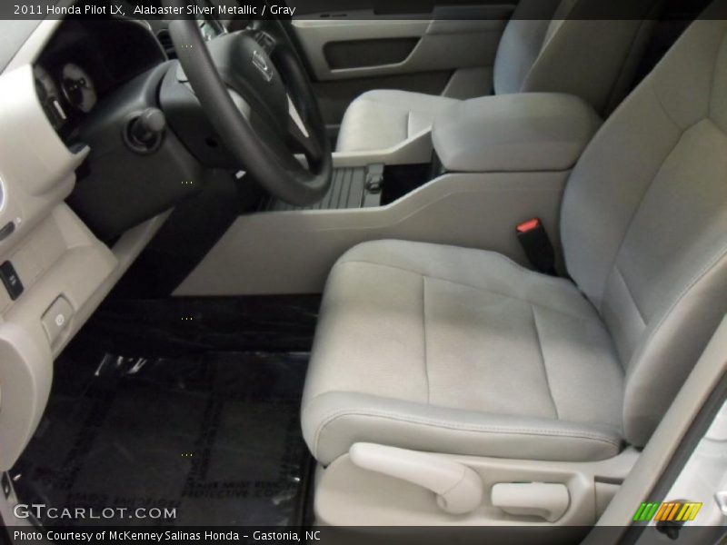 Alabaster Silver Metallic / Gray 2011 Honda Pilot LX