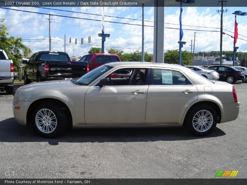 Linen Gold Metallic / Dark Slate Gray/Light Graystone 2007 Chrysler 300