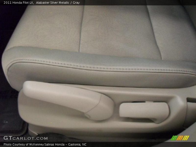 Alabaster Silver Metallic / Gray 2011 Honda Pilot LX