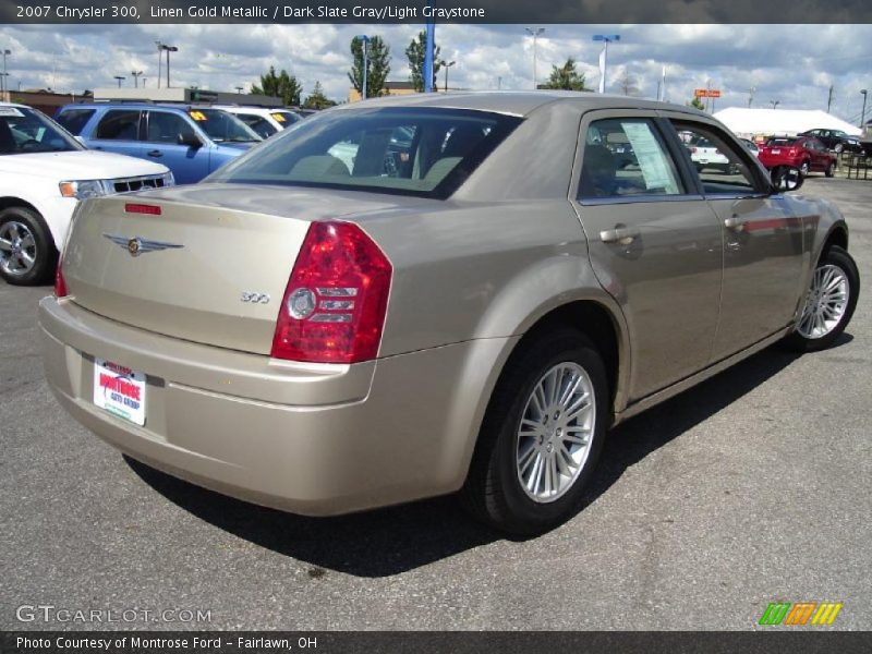Linen Gold Metallic / Dark Slate Gray/Light Graystone 2007 Chrysler 300