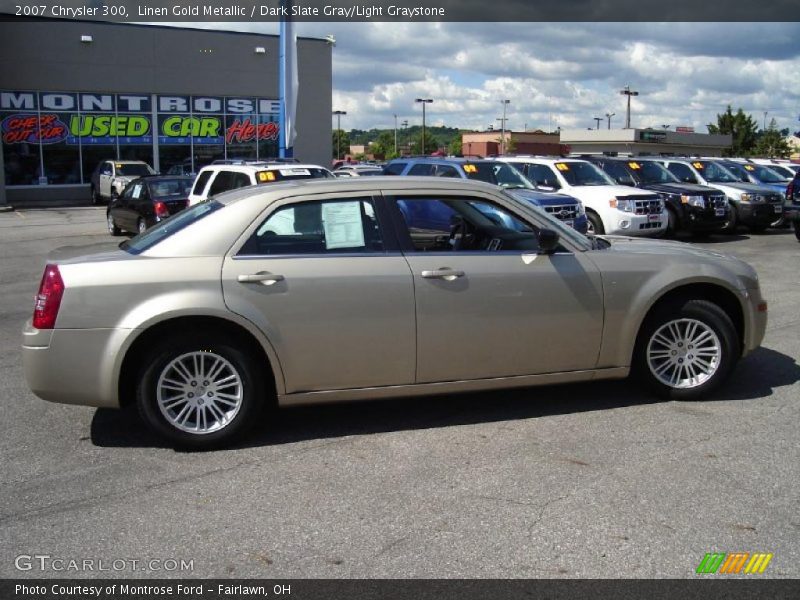 Linen Gold Metallic / Dark Slate Gray/Light Graystone 2007 Chrysler 300