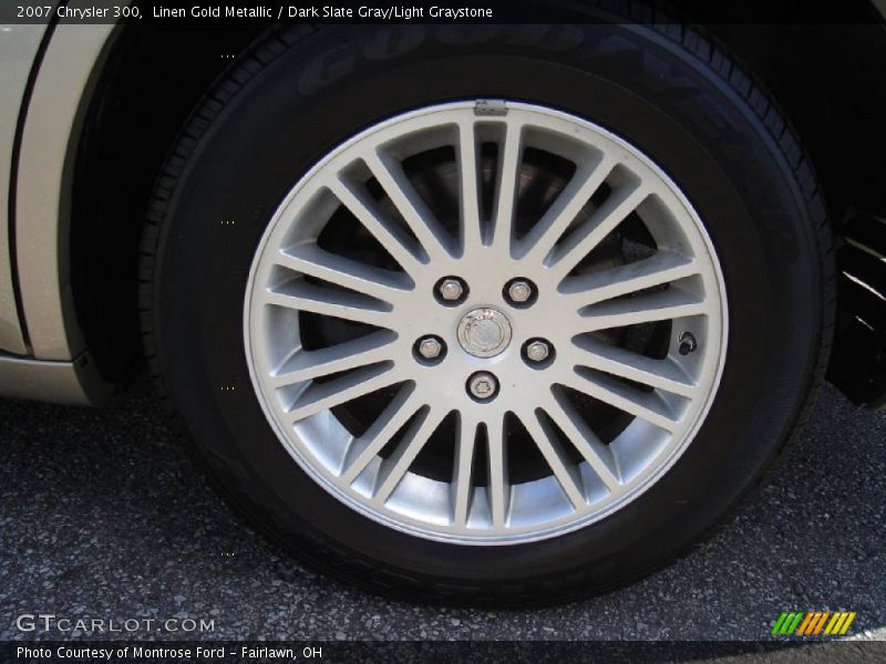 Linen Gold Metallic / Dark Slate Gray/Light Graystone 2007 Chrysler 300