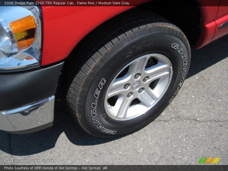 Flame Red / Medium Slate Gray 2008 Dodge Ram 1500 TRX Regular Cab