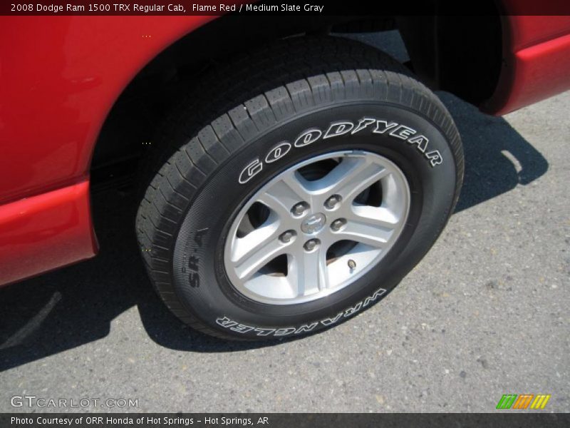 Flame Red / Medium Slate Gray 2008 Dodge Ram 1500 TRX Regular Cab
