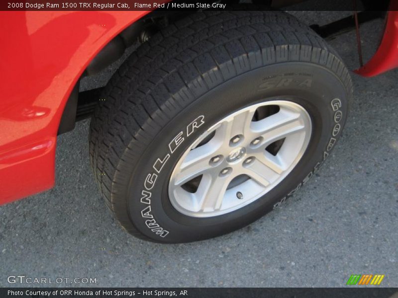 Flame Red / Medium Slate Gray 2008 Dodge Ram 1500 TRX Regular Cab