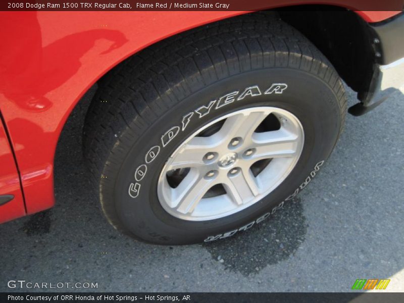 Flame Red / Medium Slate Gray 2008 Dodge Ram 1500 TRX Regular Cab
