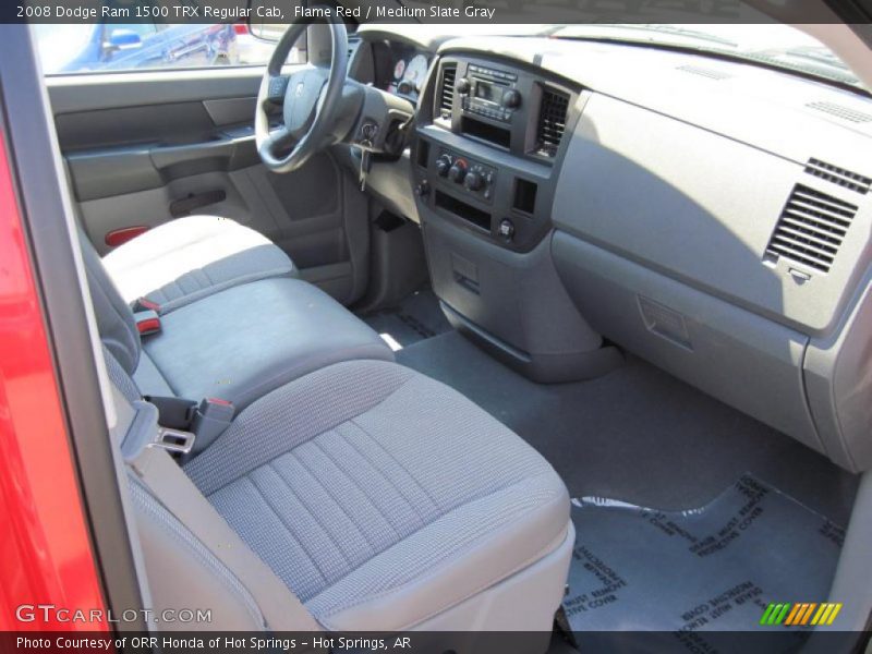 Flame Red / Medium Slate Gray 2008 Dodge Ram 1500 TRX Regular Cab