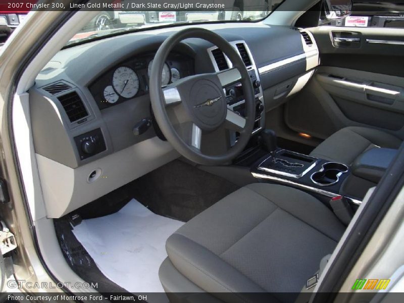 Linen Gold Metallic / Dark Slate Gray/Light Graystone 2007 Chrysler 300