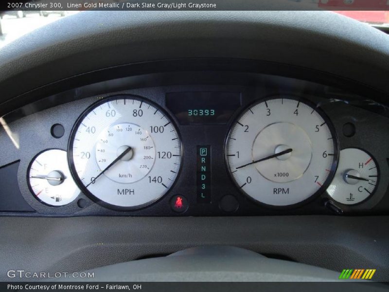 Linen Gold Metallic / Dark Slate Gray/Light Graystone 2007 Chrysler 300