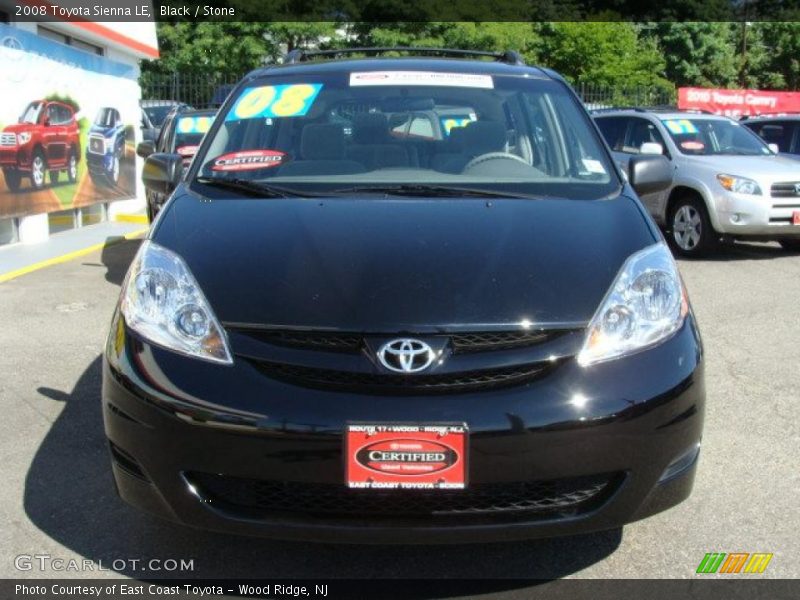 Black / Stone 2008 Toyota Sienna LE