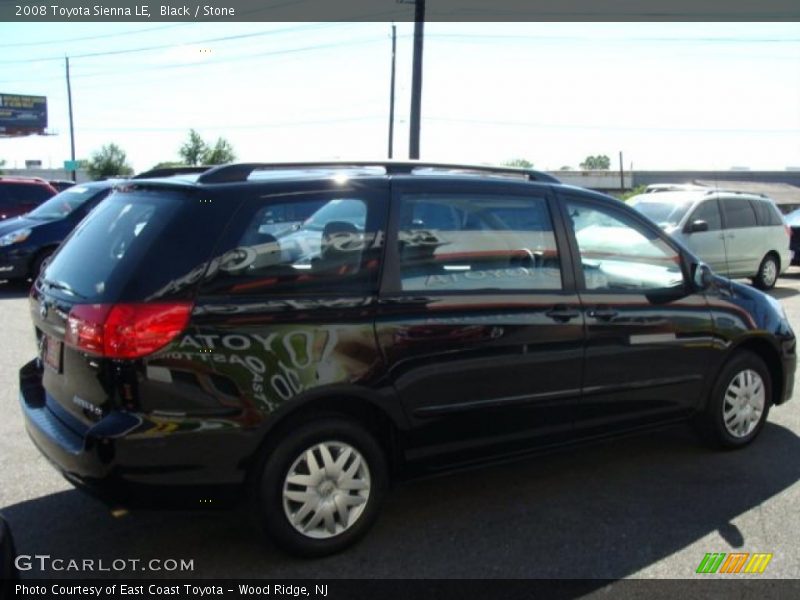 Black / Stone 2008 Toyota Sienna LE