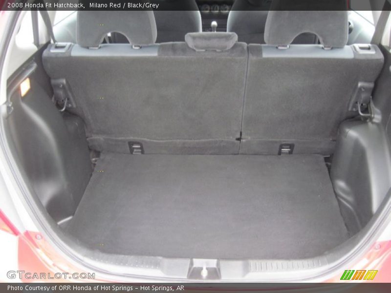 Milano Red / Black/Grey 2008 Honda Fit Hatchback