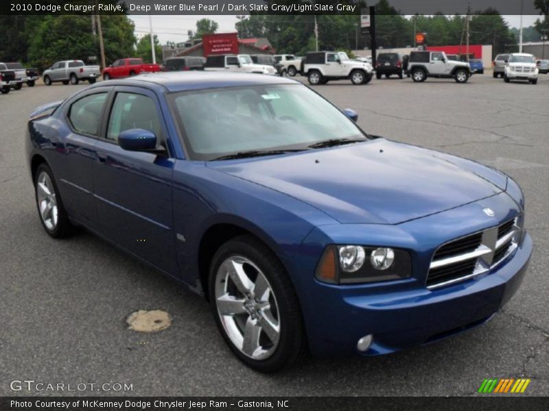 Deep Water Blue Pearl / Dark Slate Gray/Light Slate Gray 2010 Dodge Charger Rallye