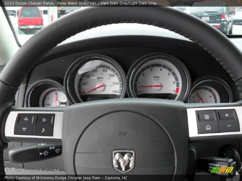 Deep Water Blue Pearl / Dark Slate Gray/Light Slate Gray 2010 Dodge Charger Rallye