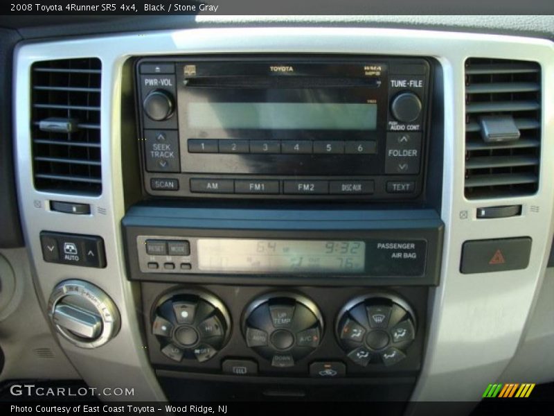 Black / Stone Gray 2008 Toyota 4Runner SR5 4x4