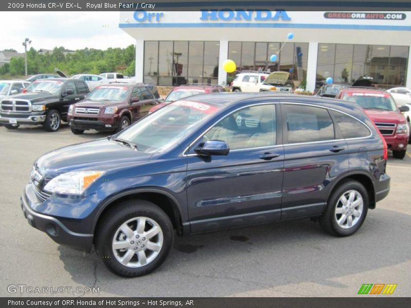 Royal Blue Pearl / Gray 2009 Honda CR-V EX-L