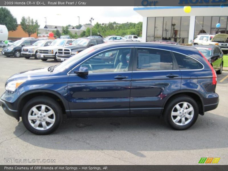 Royal Blue Pearl / Gray 2009 Honda CR-V EX-L