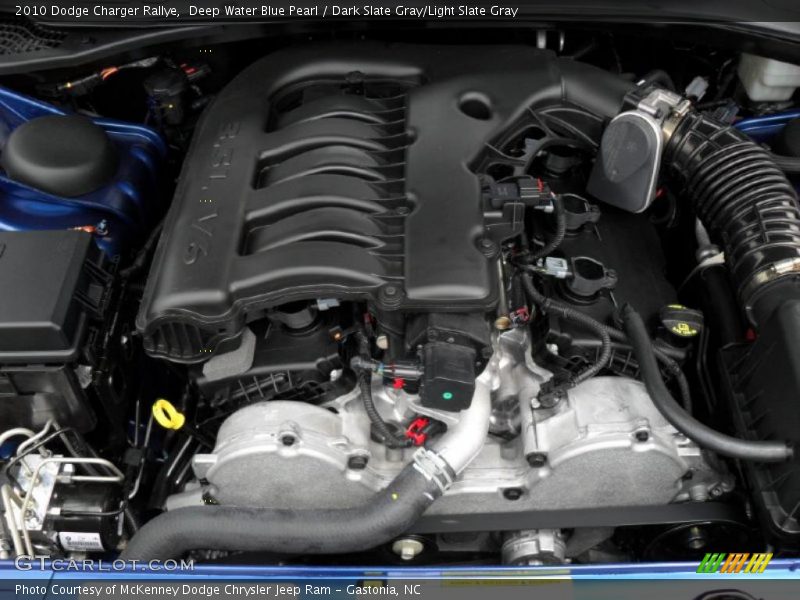 Deep Water Blue Pearl / Dark Slate Gray/Light Slate Gray 2010 Dodge Charger Rallye