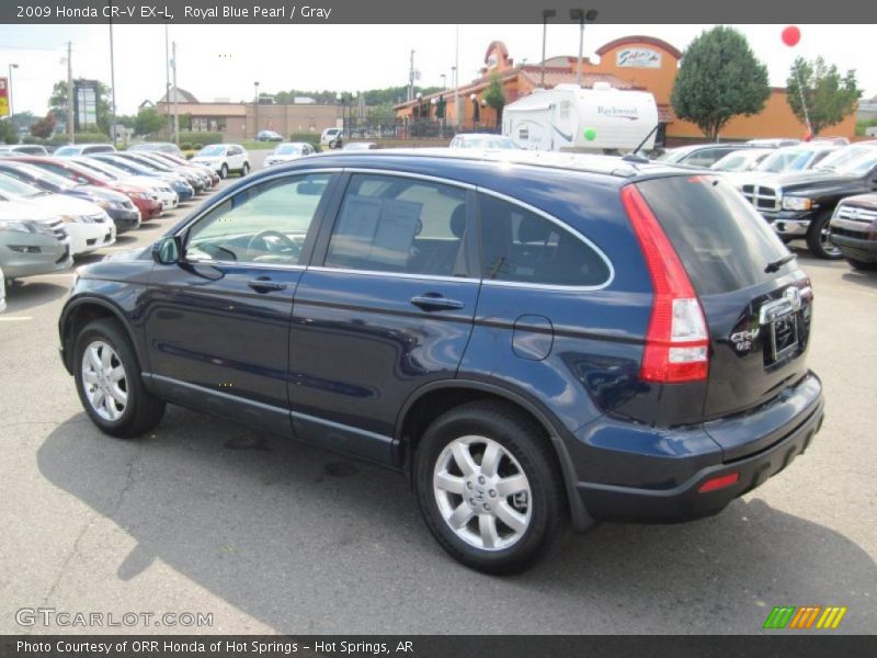 Royal Blue Pearl / Gray 2009 Honda CR-V EX-L