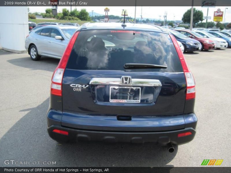 Royal Blue Pearl / Gray 2009 Honda CR-V EX-L