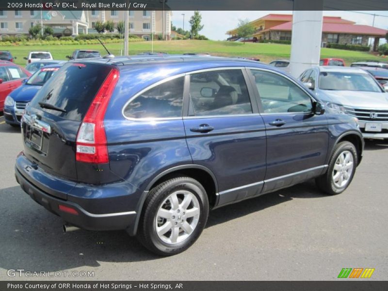 Royal Blue Pearl / Gray 2009 Honda CR-V EX-L