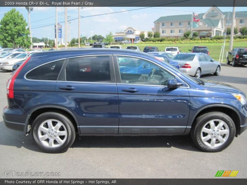 Royal Blue Pearl / Gray 2009 Honda CR-V EX-L