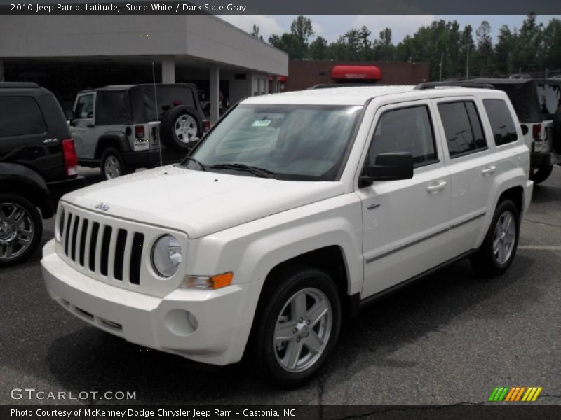 Stone White / Dark Slate Gray 2010 Jeep Patriot Latitude