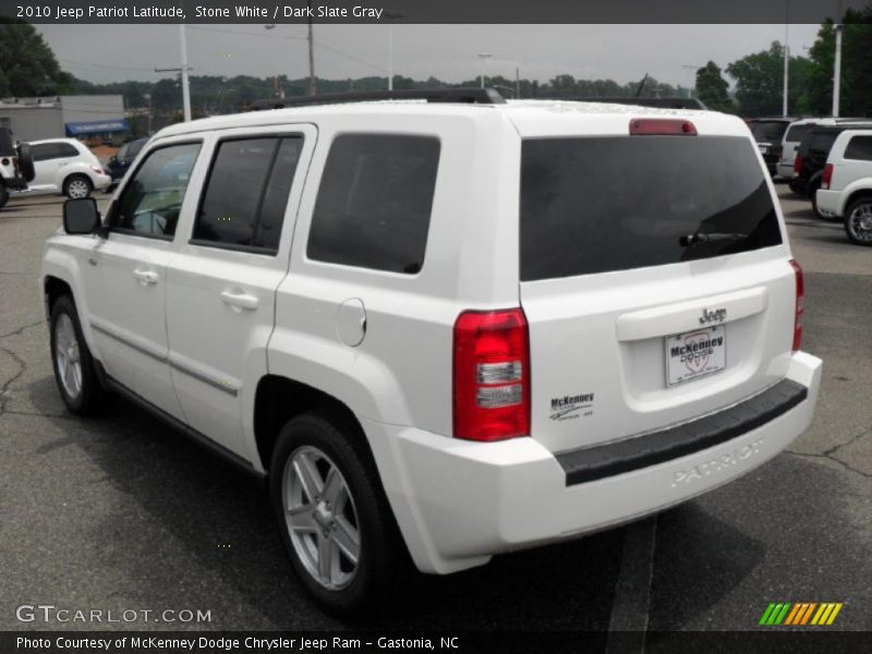 Stone White / Dark Slate Gray 2010 Jeep Patriot Latitude