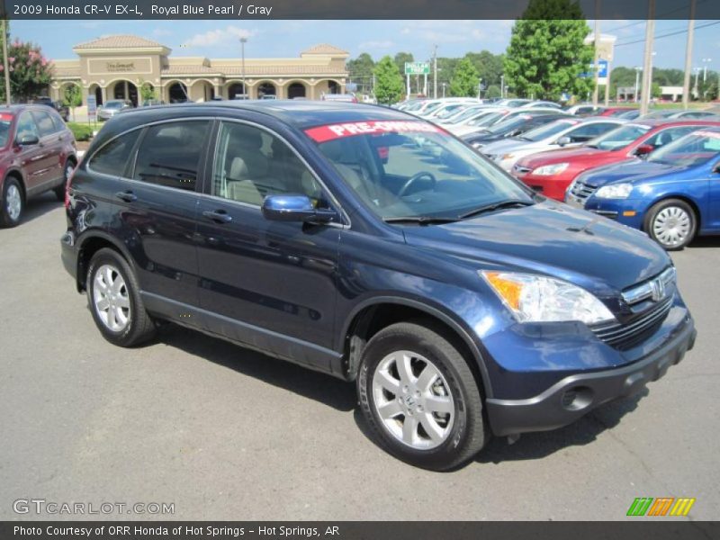 Royal Blue Pearl / Gray 2009 Honda CR-V EX-L