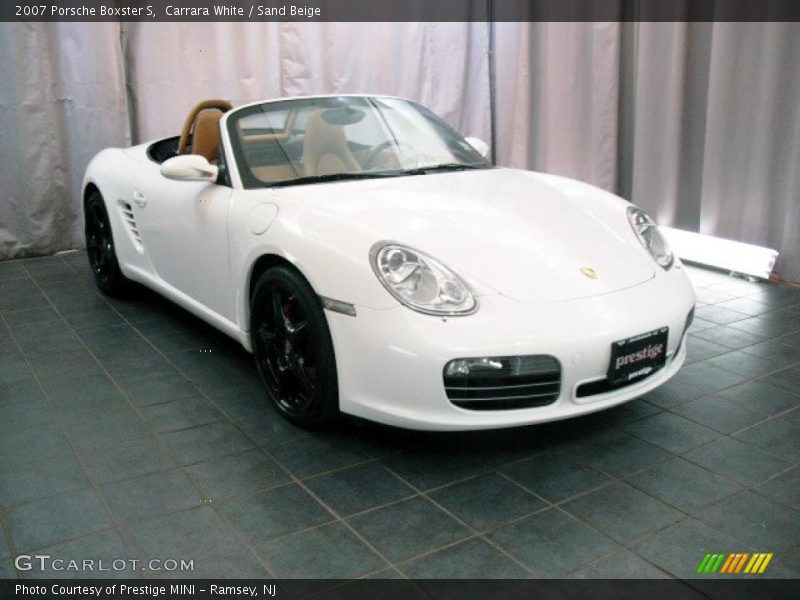 Carrara White / Sand Beige 2007 Porsche Boxster S