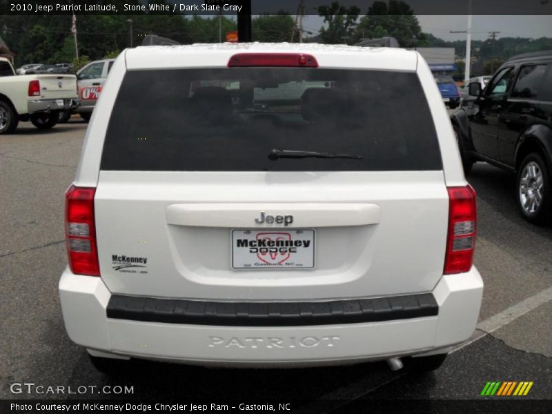 Stone White / Dark Slate Gray 2010 Jeep Patriot Latitude