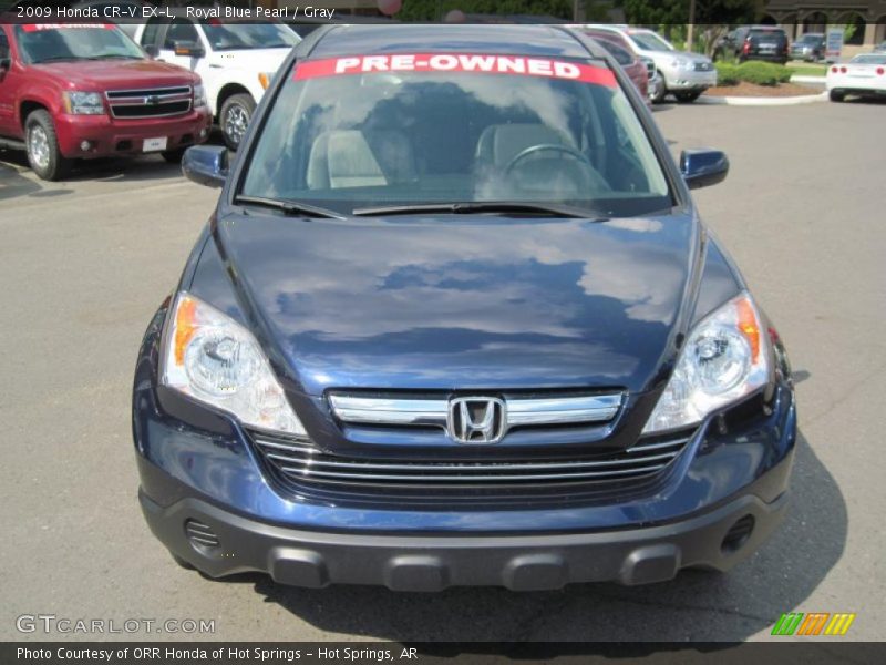 Royal Blue Pearl / Gray 2009 Honda CR-V EX-L