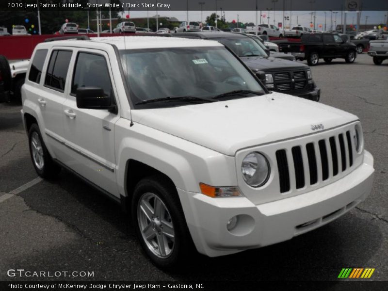 Stone White / Dark Slate Gray 2010 Jeep Patriot Latitude