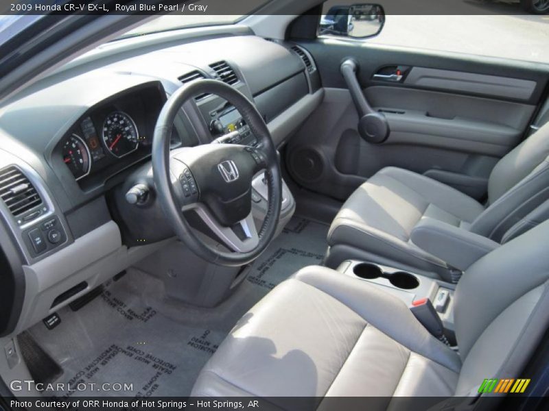 Royal Blue Pearl / Gray 2009 Honda CR-V EX-L