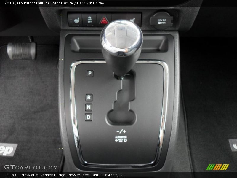 Stone White / Dark Slate Gray 2010 Jeep Patriot Latitude