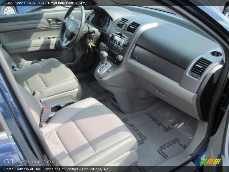 Royal Blue Pearl / Gray 2009 Honda CR-V EX-L