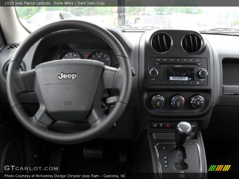 Stone White / Dark Slate Gray 2010 Jeep Patriot Latitude