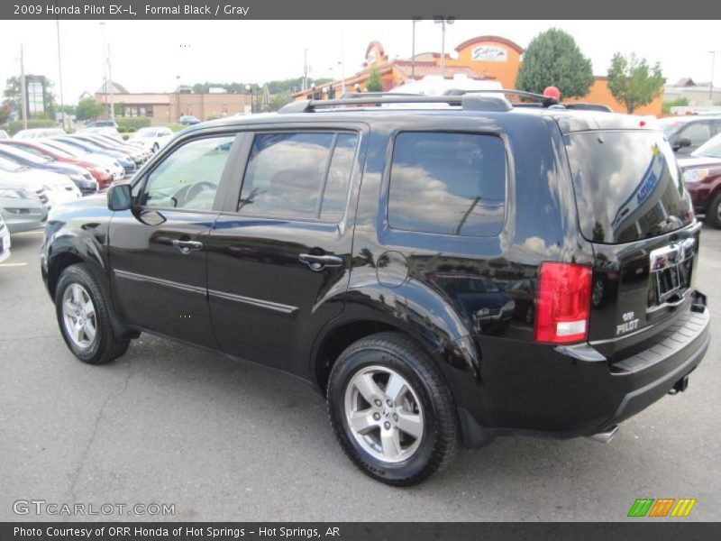 Formal Black / Gray 2009 Honda Pilot EX-L