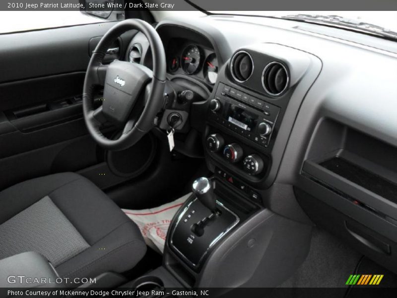 Stone White / Dark Slate Gray 2010 Jeep Patriot Latitude