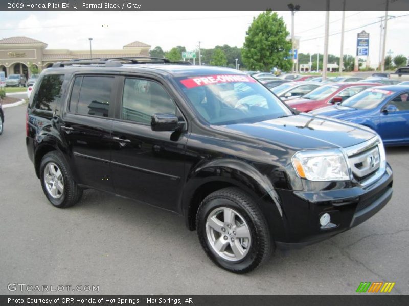 Formal Black / Gray 2009 Honda Pilot EX-L