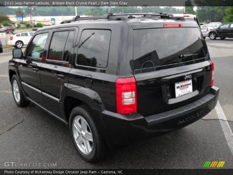 Brilliant Black Crystal Pearl / Dark Slate Gray 2010 Jeep Patriot Latitude
