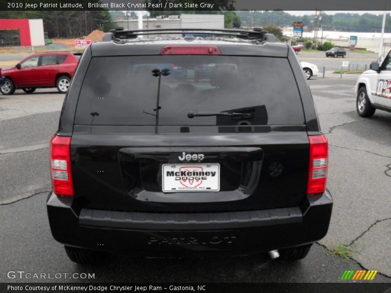 Brilliant Black Crystal Pearl / Dark Slate Gray 2010 Jeep Patriot Latitude