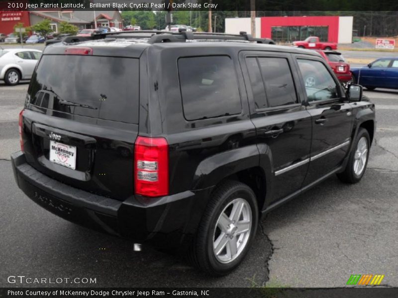 Brilliant Black Crystal Pearl / Dark Slate Gray 2010 Jeep Patriot Latitude